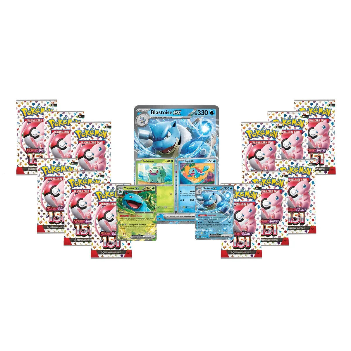 blooming waters 151 rare cards Amazon.com: Pokemon TCG: Blooming Waters 151 Premium Collection