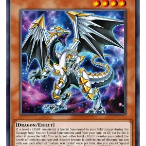 Galaxy War Drake (Super Rare) Duelist’s Advance Inglés