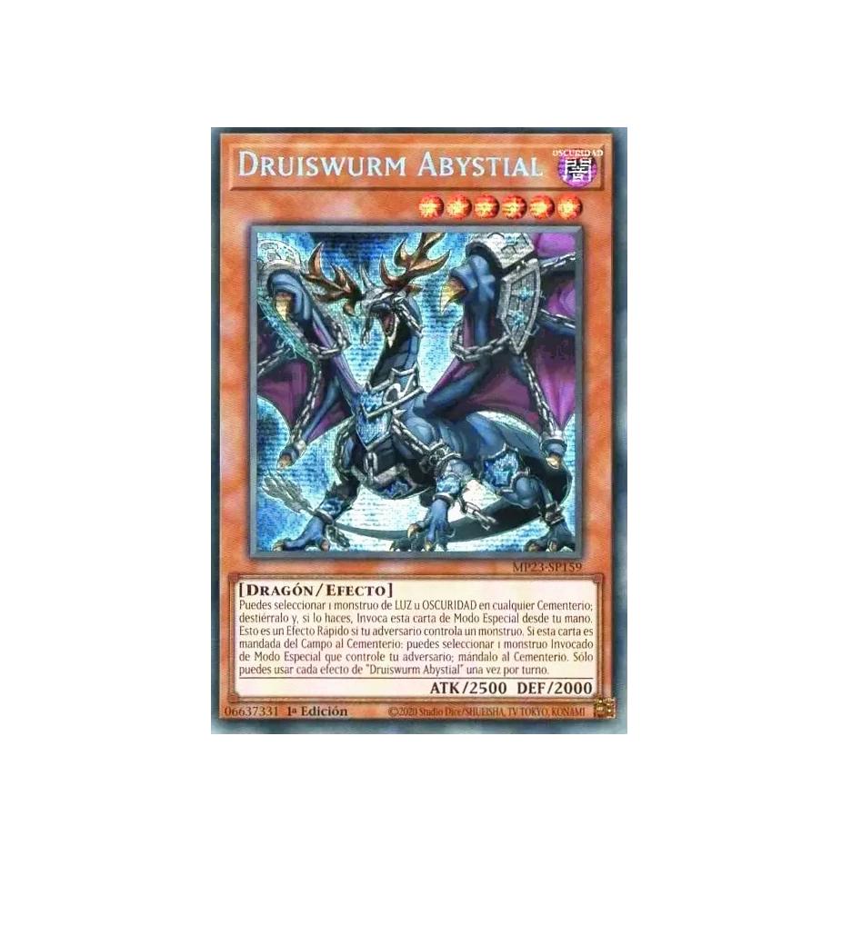 Bystial Druiswurm (Prismatic Secret Rare) Mega Pack 2023 Inglés