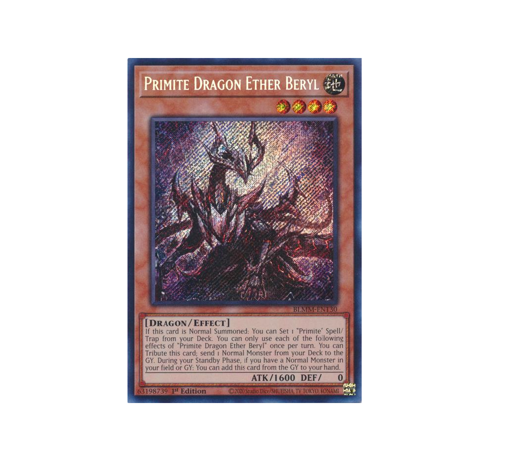 Primite Dragon Ether Beryl (Secret Rare) Battle of Legend: Monster Mayhem Inglés