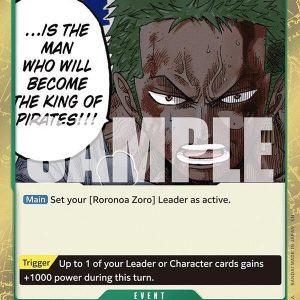 Luffy Is the Man Who Will Become the King of Pirates!!! (R) OP12 Legacy of the Master Inglés