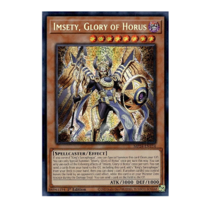 Imsety, Glory of Horus (Prismatic Secret Rare) 25th Anniversary Tin/MP24 Inglés