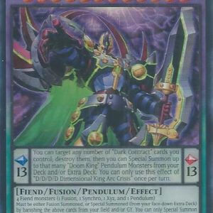 D/D/D/D Dimensional King Arc Crisis (Ultra Rare) Doom of Dimensions Inglés/Español