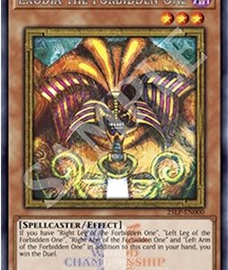 Exodia the Forbidden One (ESR) Limited Pack World Championship 2025 Inglés