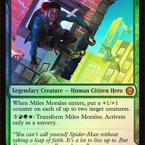 Miles Morales Foil (M) Marvel Spider-Man Inglés