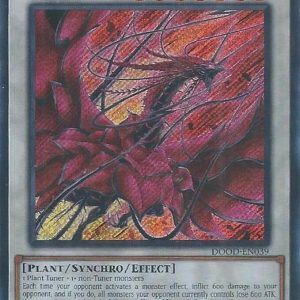 Bramble Rose Dragon (Secret Rare) Doom of Dimensions Inglés/Español