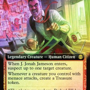 J. Jonah Jameson Extended Art Foil (R) Marvel Spider-Man Inglés