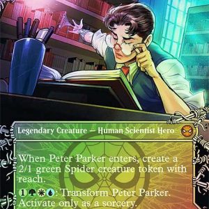 Peter Parker Borderless Foil (M) Marvel Spider-Man Inglés