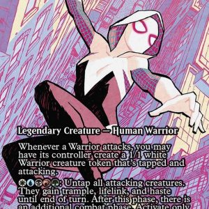Spider-Gwen, Web-Warrior Najeela, the Blade-Blossom Borderless (M) Marvel Spider-Man Inglés