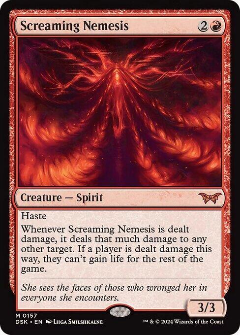 Screaming Nemesis Foil (M) Duskmourn: House of Horror Inglés