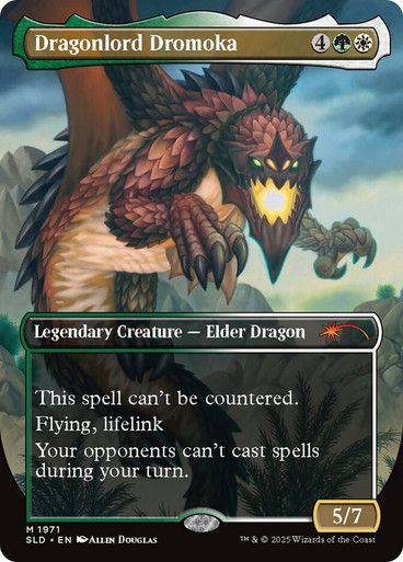 Dragonlord Dromoka Borderless Reversible (M) Secret Lair Drop Series Inglés