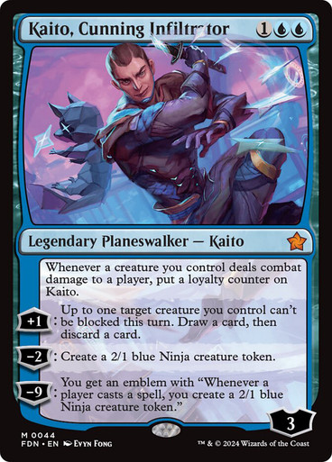Kaito, Cunning Infiltrator (M) Foundations Inglés
