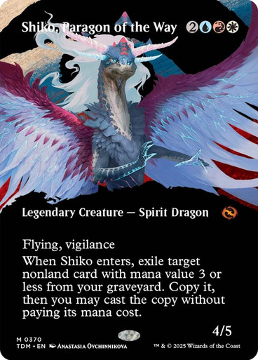 Shiko, Paragon of the Way Borderless (M) Tarkir: Dragonstorm Inglés