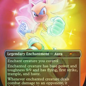 Super State Borderless Foil (M) Secret Lair Drop Series Sonic the Hedgehog Inglés