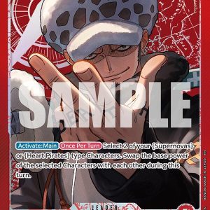 Trafalgar Law - OP14-001 (Alternate Art) - The Azure Sea's Seven (OP14)