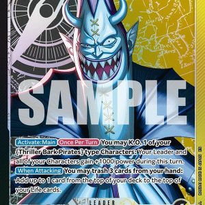 Gecko Moria - OP14-080 (Alternate Art) - The Azure Sea's Seven (OP14)