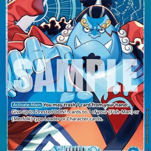 Jinbe - OP14-040 (Alternate Art) - The Azure Sea's Seven (OP14)