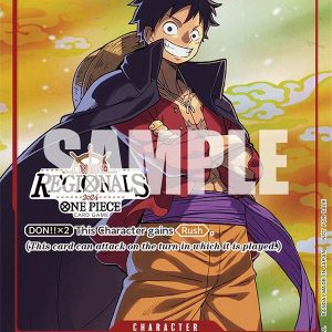 Monkey.D.Luffy (001) (Online Regional 2024 Vol. 2) [Participant] - One Piece Promotion Cards