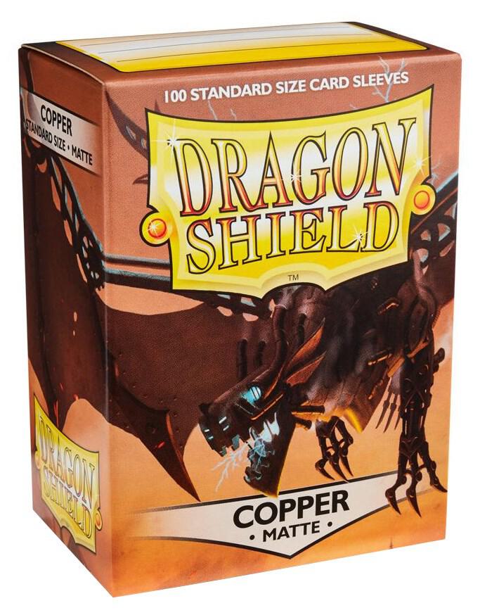 Dragon Shield Matte Sleeves - Copper (100-Pack) - Dragon Shield Card Sleeves