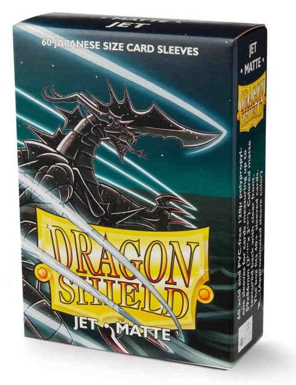 Dragon Shield Matte Japanese Sleeves - Jet (60-Pack) - Dragon Shield Card Sleeves