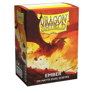 Dragon Shield Dual Matte Standard Sleeves - Ember (100-Pack) - Dragon Shield Card Sleeves