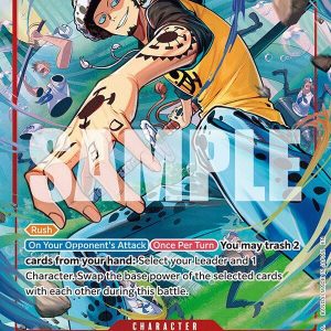 Trafalgar Law - OP14-009 (Alternate Art) - The Azure Sea's Seven (OP14)