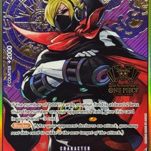 Sanji (One Piece Japanese Version 2nd Anniversary Set) - One Piece Promotion Cards (OP-PR)