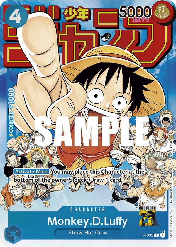 Monkey.D.Luffy Event Pack Vol. 2 (PR) OPPR One Piece Promotion Cards Inglés