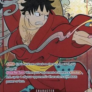 Monkey.D.Luffy English Version 1st Anniversary Set (SR) OPPR One Piece Promotion Cards Inglés
