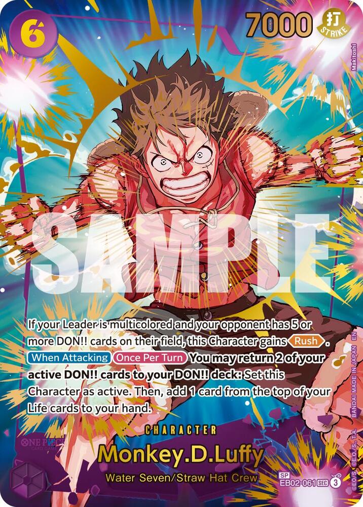 Monkey.D.Luffy - EB02-061 (SP) - Premium Booster -The Best- Vol. 2 (PRB-02)