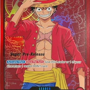 Monkey.D.Luffy (001) - Super Pre-Release Starter Deck 1: Straw Hat Crew (ST-01 PRE)