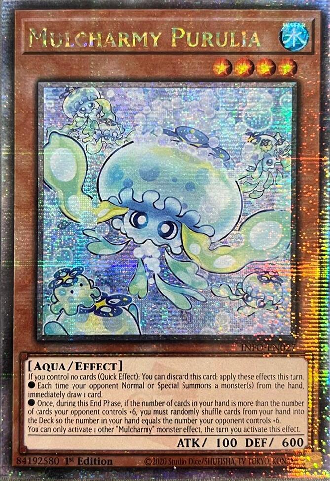 Mulcharmy Purulia (Quarter Century Secret Rare) - The Infinite Forbidden (INFO)