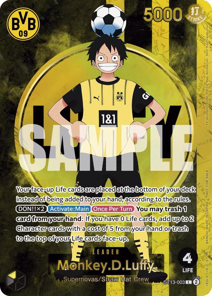 Monkey.D.Luffy (BVB x One Piece Campaign) - One Piece Promotion Cards (OP-PR)