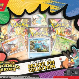 Ascended Heroes First Partners Deluxe Pin Collection - ME: Ascended Heroes ESPAÑOL