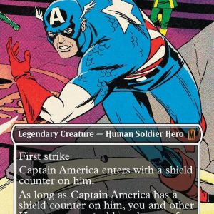 Captain America, Super-Soldier (Borderless) (0316) - Marvel Super Heroes (MSH)