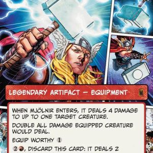 Mjolnir, Hammer of Thor (Borderless) (0303) - Marvel Super Heroes (MSH)