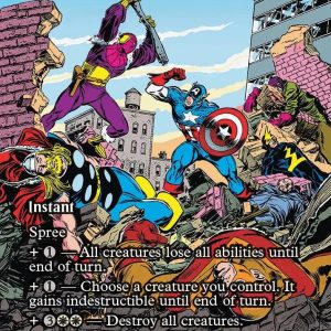 Final Showdown (Borderless) - Marvel Universe Eternal-Legal (MAR)
