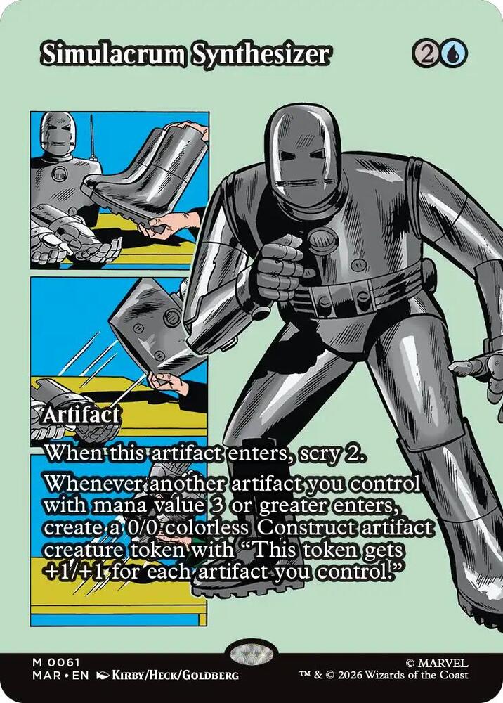 Simulacrum Synthesizer (Borderless) - Marvel Universe Eternal-Legal (MAR)