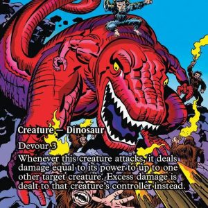Ravenous Tyrannosaurus (Borderless) - Marvel Universe Eternal-Legal (MAR)