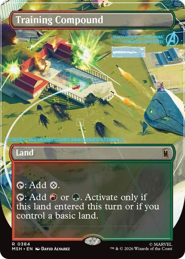 Training Compound (Borderless) - Marvel Super Heroes (MSH)