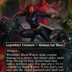 Black Widow, Super Spy (Borderless) (0347) - Marvel Super Heroes (MSH)