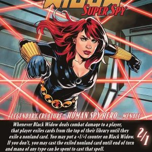 Black Widow, Super Spy (Borderless) (0393) - Marvel Super Heroes (MSH)