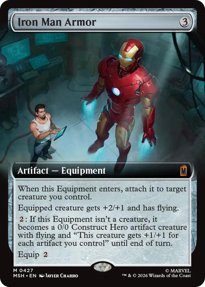 Iron Man Armor (Extended Art) - Marvel Super Heroes (MSH)
