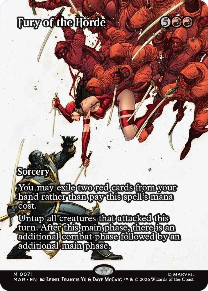 Fury of the Horde (Borderless) - Marvel Universe Eternal-Legal (MAR)