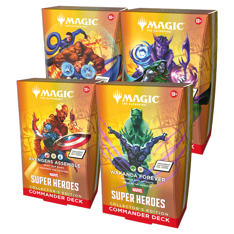 MTG: Marvel Super Heroes - Commander Decks - Collector's Edition (Set de 4)
