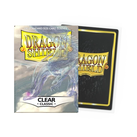 Dragon Shield Classic Clear 100 Deck Protective Sleeves - Standard