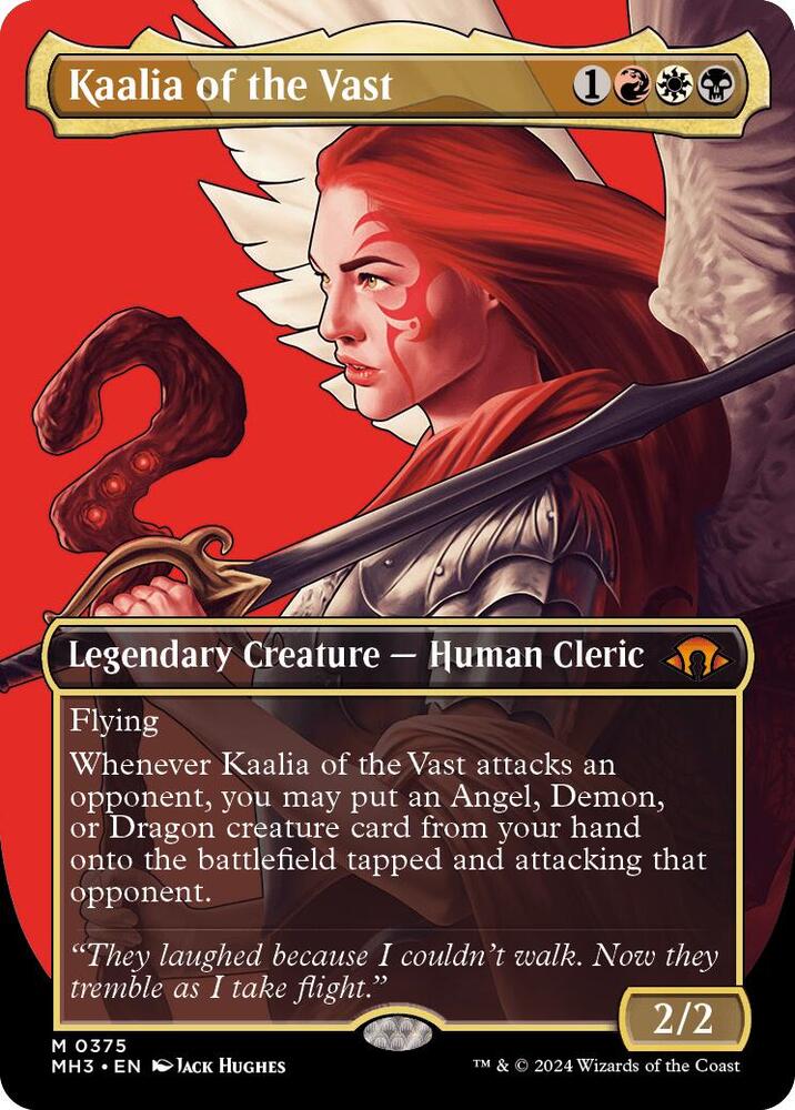 Kaalia of the Vast (0375) (Borderless) - Modern Horizons 3 (MH3)