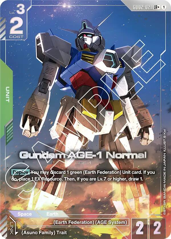 Gundam AGE-1 Normal (LR+) - Dual Impact (GD02)