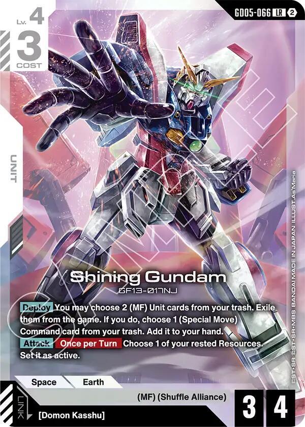 Shining Gundam (GD05-066) - Freedom Ascension (GD05)