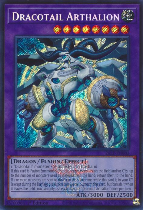 Dracotail Arthalion (Emblazoned Secret Rare) - Limited Pack World Championship 2026 (26LP)
